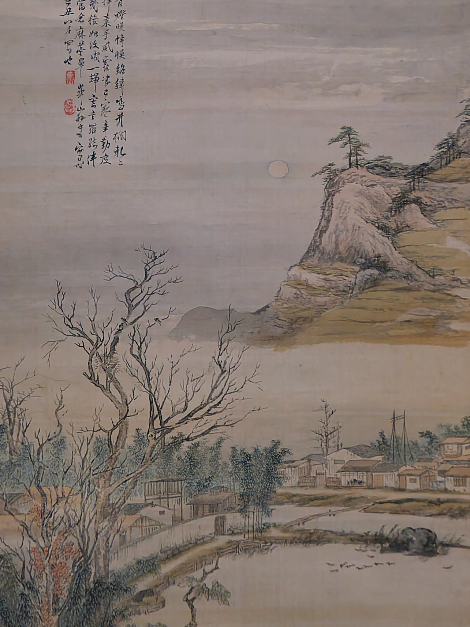 南国の風景画 期間限定！最安値挑戦】 日本画 佐倉功起 風景画 緑快 絵画 - 絵画