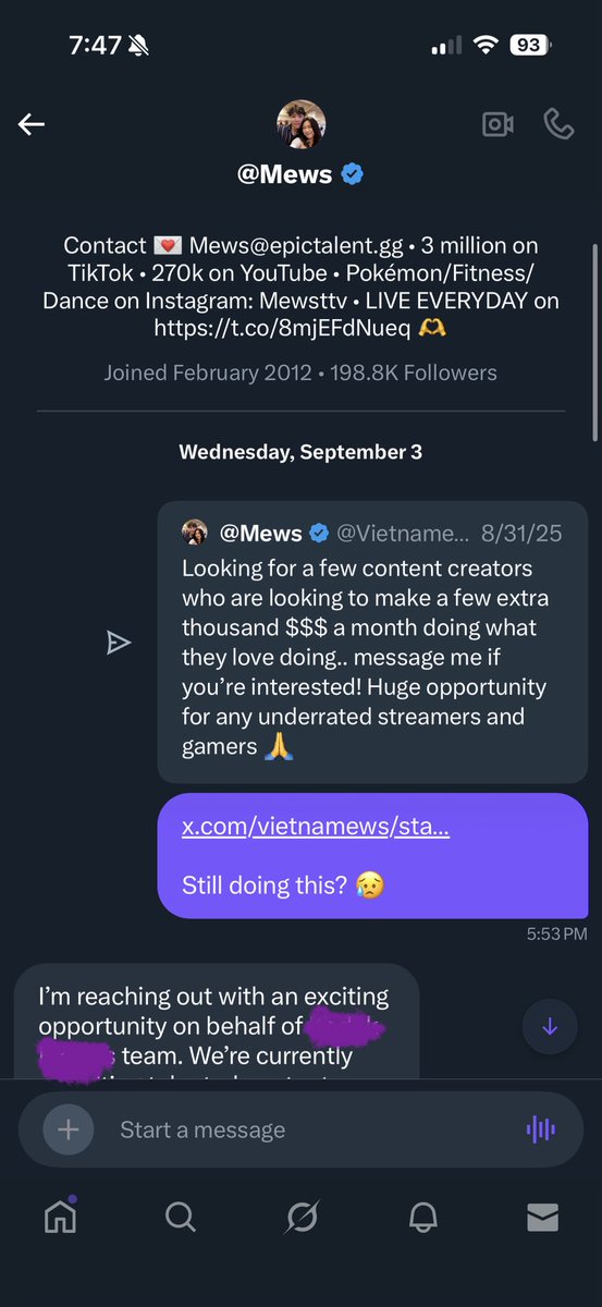 sharpshooterash's tweet photo. This is why I struggle to trust other creators sometimes. Posts can be fakes, opportunities—fake, just like the creators themselves. I hope nothing but the best for those who are truly out there to bring good things towards others. https://t.co/iHHFctV27B