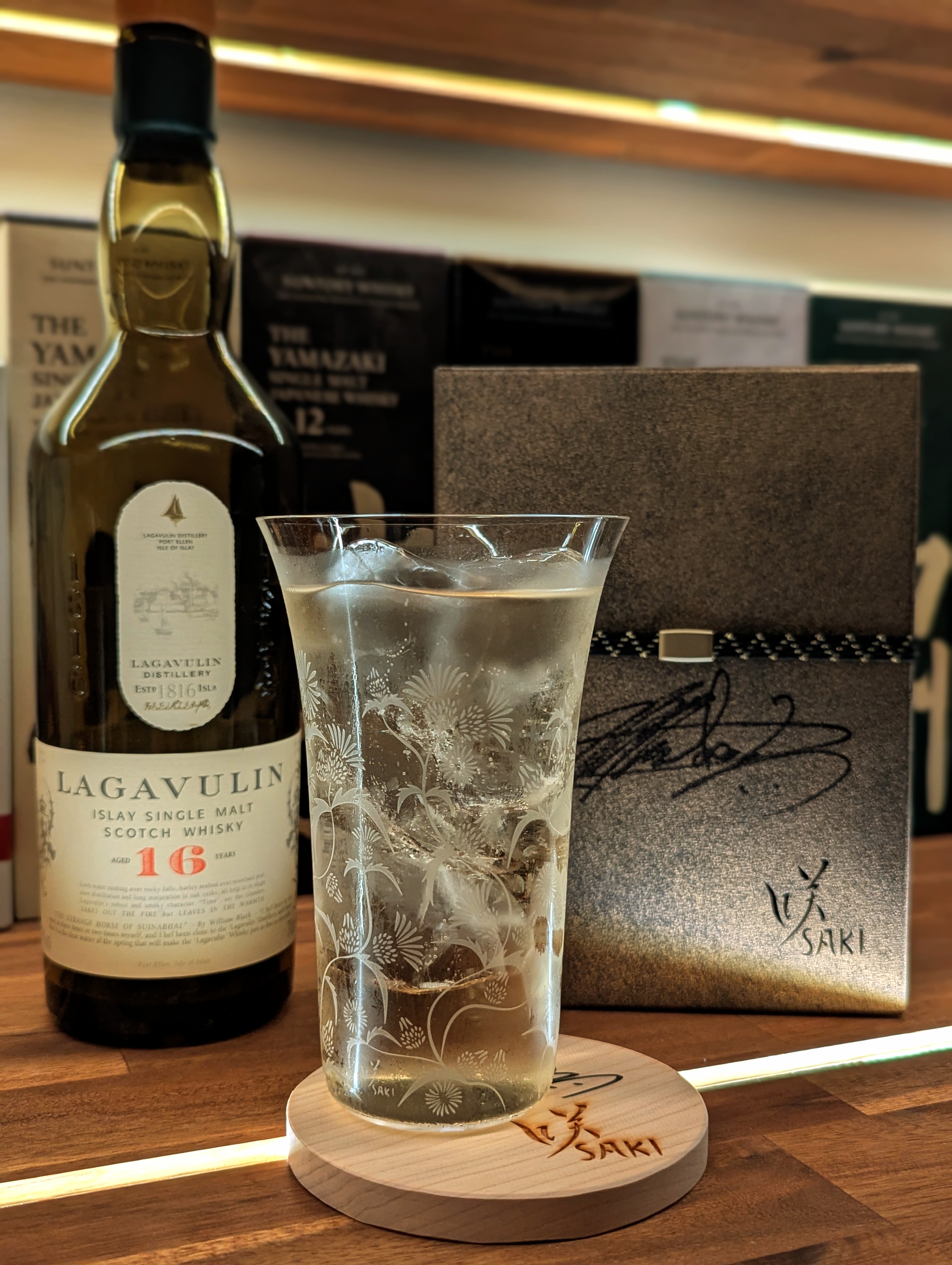 ♦ 咲グラス 【 ウイスキペディア 】 特別コラボ仕様 ウイスキーグラス 限定100個・再入荷】 ウイスキーグラス 咲グラス（Saki Glass