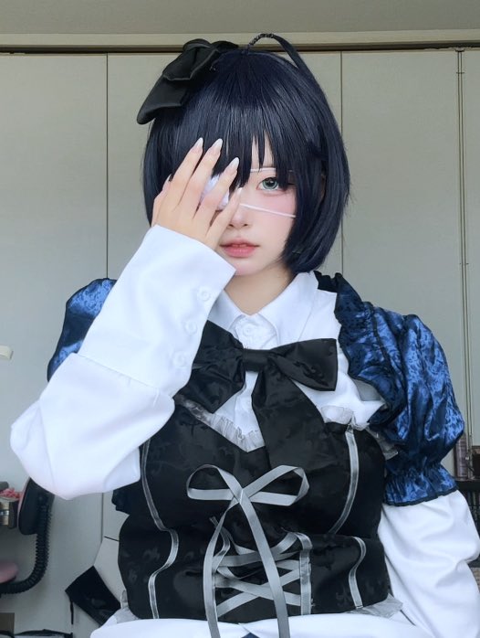 xxmome2's tweet image. 目が、
 #小鳥遊六花コスプレ  #中二病でも恋がしたいコスプレ  #おすすめ