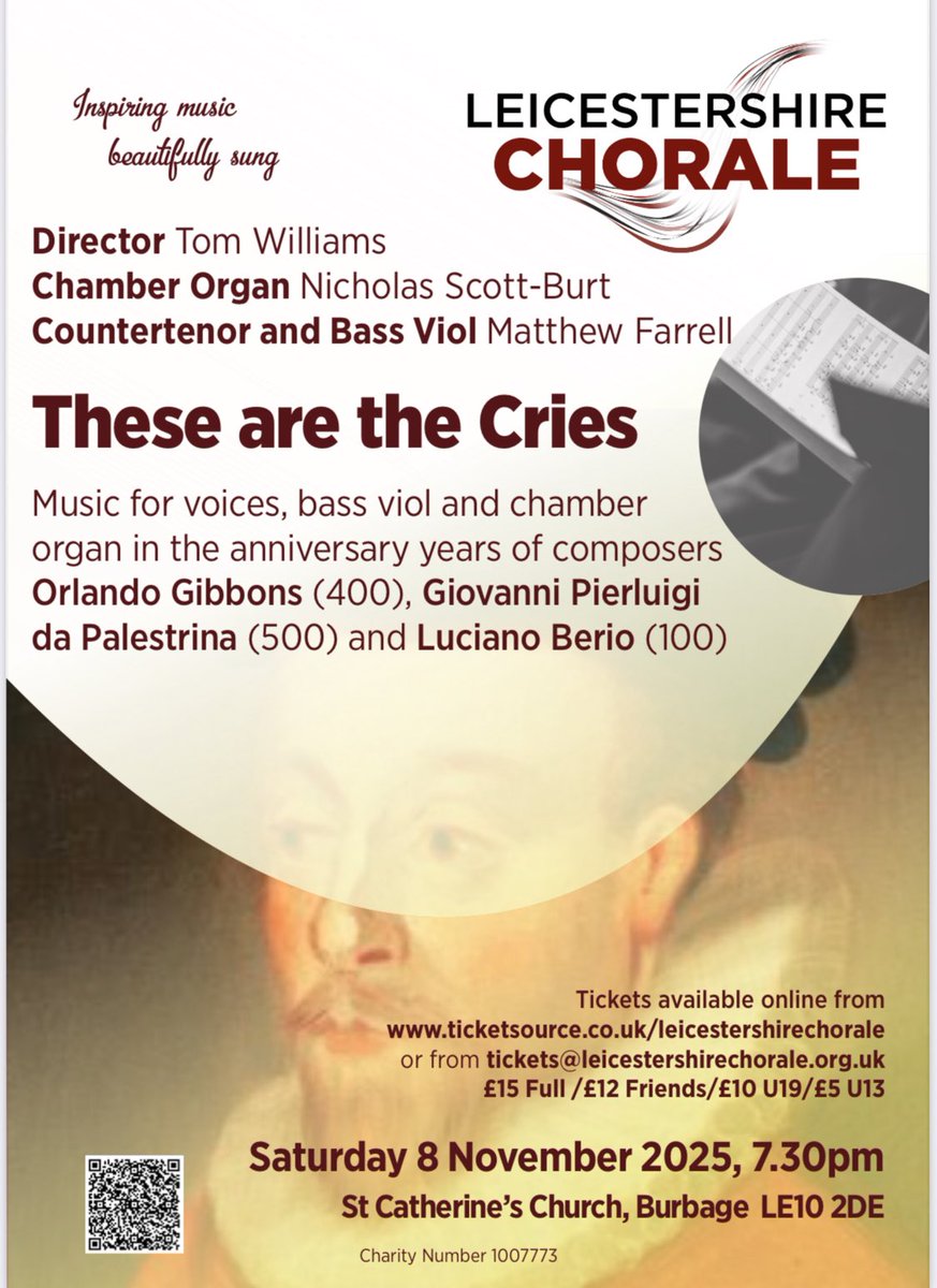 This is a significant anniversary year for several composers and we will be celebrating their music at this wide ranging concert on November 8. Tickets on the door or via ticket source. ticketsource.co.uk/leicestershire… <a href="/LeicesterPhil1/">Leicester Phil</a> <a href="/VisitLeicester/">Visit Leicester</a> <a href="/BardiOrchestra/">Bardi Symphony Orchestra, Leicester</a>