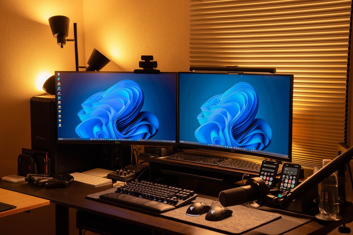 ryu9zap's tweet image. 効率重視なデスク環境にアップデート (∩´∀｀)∩
これでやっと集中できる。

#desksetup