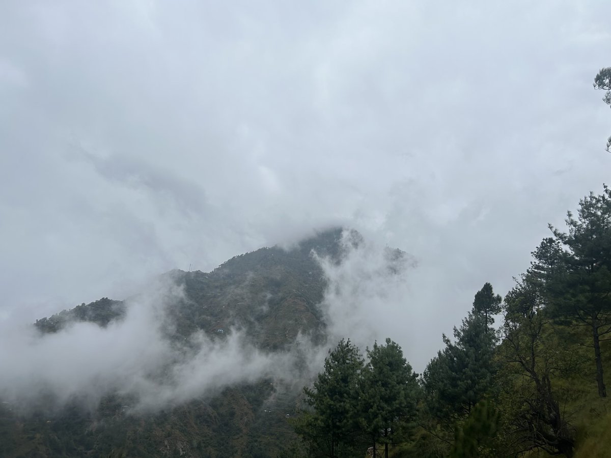 It’s raining in Banjar, Kullu, Himachal Pradesh
