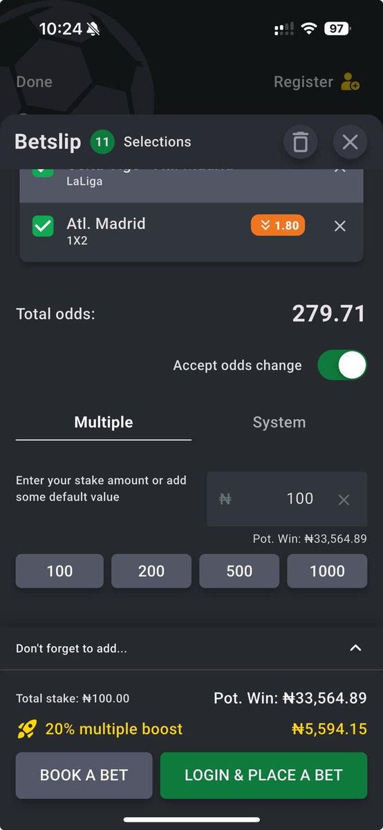 When it comes to better odds, Bet9ja always delivers. Slip 3JKBKJT is proof — the potential cashout is the kind that will truly make you smile! 🙌💰