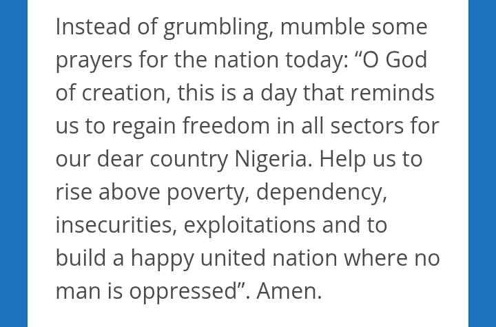 goodlyagency's tweet image. Prayers for our dear nation.
Happy Sunday, Nigeria .❤️

Read full here: goodnotes.top/naija-good-ser…

#NaijaGood
#FirstArticle
#Independentspirit
#happysunday