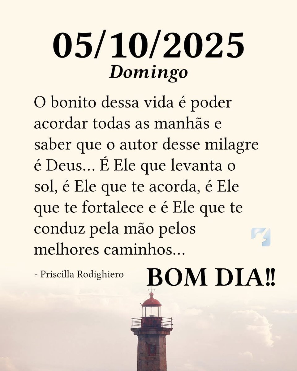 Bom dia galerinha, abençoado domingo para nós 🇧🇷🙏.