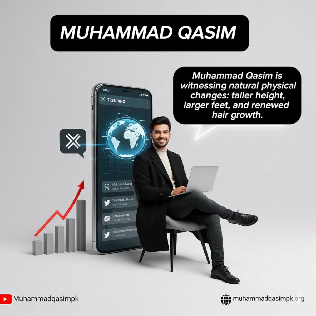 Hair is growing again from Muhammad Qasim’s scalp, where growth was once considered impossible. Muhammad Qasim