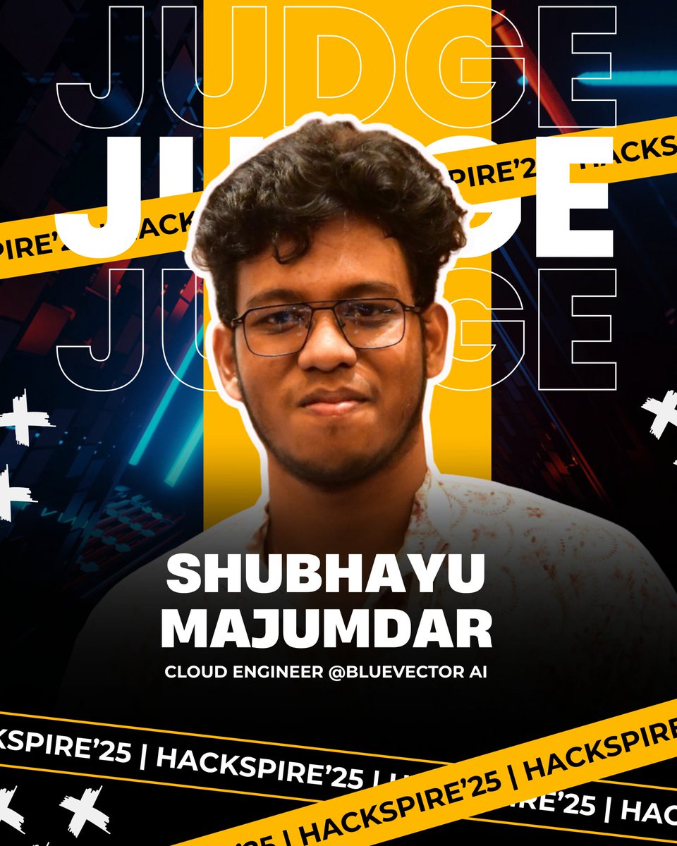 acmfiem's tweet image. The judgment table just got tougher! 💫
FIEM ACM Students' Chapter proudly welcomes Mr. Shubhayu Majumdar, Cloud Engineer, as a judge for HackSpire’25! We're thrilled to have you with us, sir. ✨
#HackSpire2025
#FIEMACMStudentsChapter