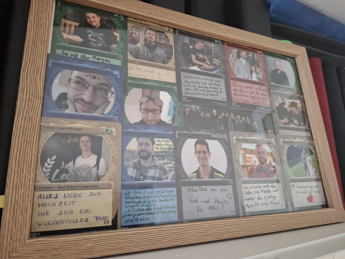 Here is one of the greatest presents I've gotten to my wedding from my friends ❤️

At first I've thought I'll use them as tokens for EW but they are too valuable to risk losing them.  🥰