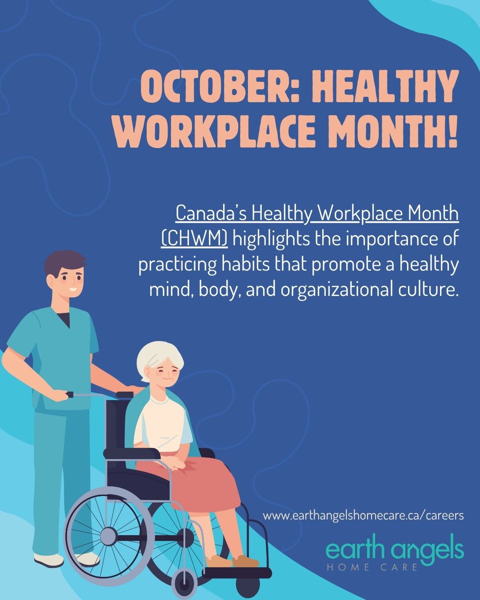 earthangelsns's tweet image. October is Healthy Workplace Month! A big thank you to our Earth Angels for everything you do. Caring for our community starts with caring for our team. 💙 #HealthyWorkplaceMonth