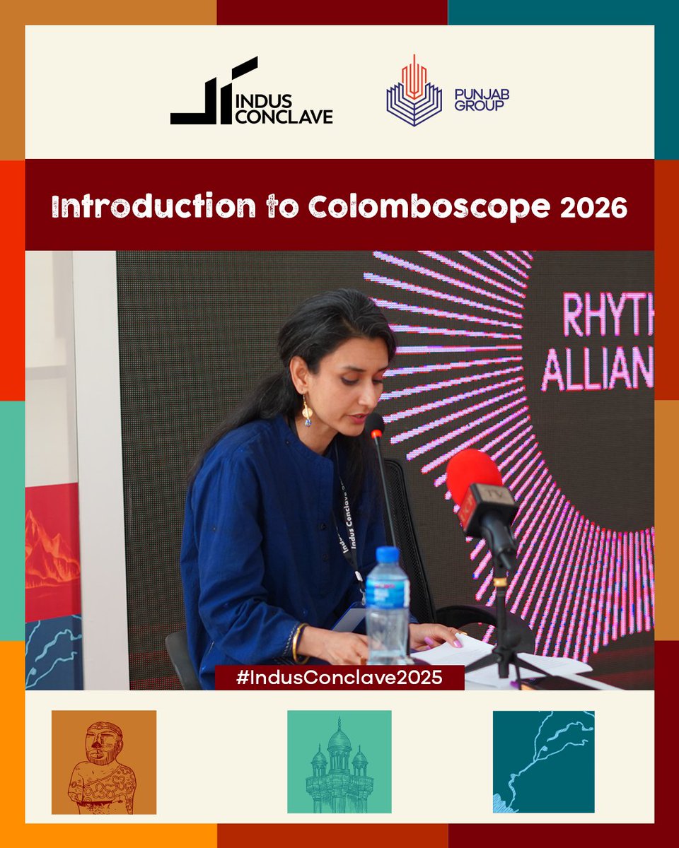 IndusConclave's tweet image. What conversations will Colomboscope 2026 spark?  Hajra Haider Karrar outlined the curatorial vision of the festival. 
#Indusconclave #BringingGlobalSouthtoLahore