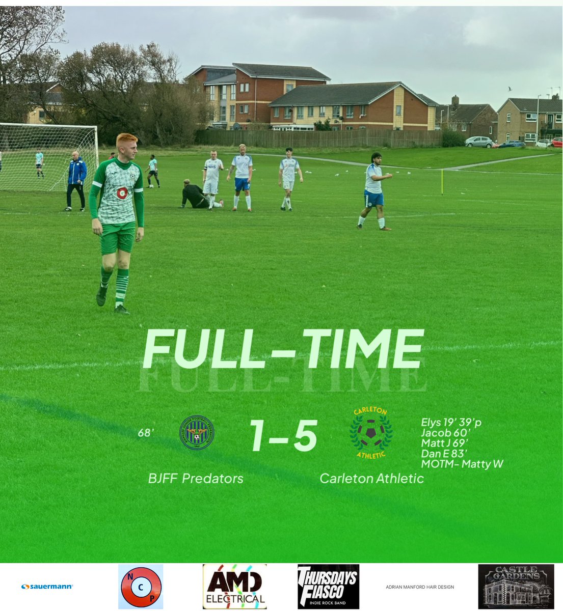 5 goals, 3 points, Up the Tics 💚

A blatant hand ball cost us a clean sheet.