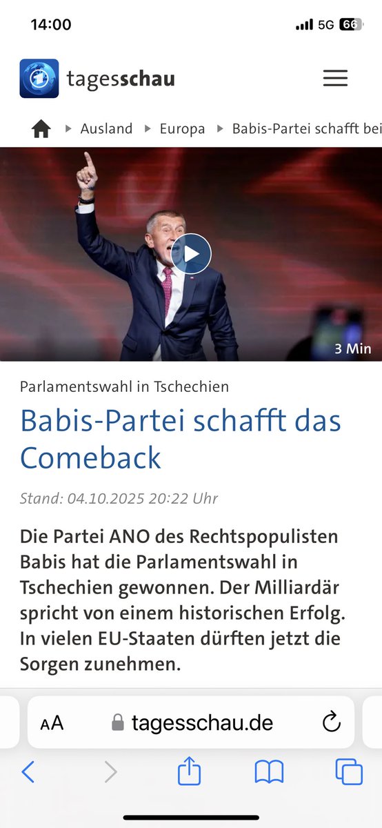 Warum hat #Babis die Wahl gewonnen?
Vor der #EU &amp; vor der #Ukraine kommt erst das
eigene Volk &amp; erst
das eigene Land.
So einfach ist das✅
Gratuliere!