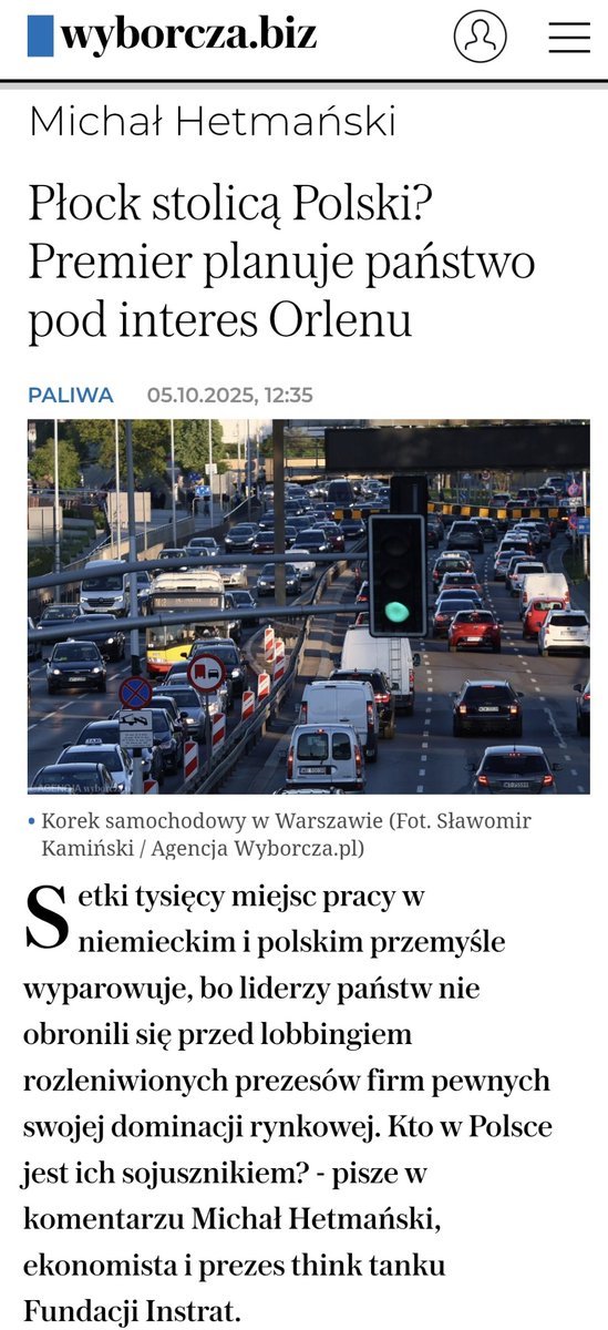Kto komu podlega? Prezes Orlenu premierowi – czy na odwrót? 🤔

🤯 Na unijnym forum Tusk i Domański przekonywali do spowolnienia transformacji ku elektromobilności i mówili o fałszywych alternatywach – rzekomo neutralnym emisyjnie paliwie. 

🧵