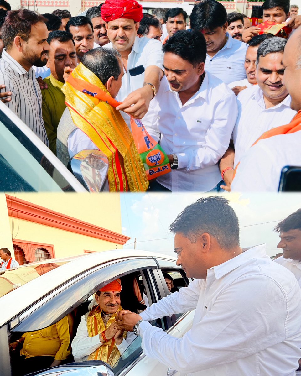 mlacbsaakya's tweet photo. आज भाजपा प्रदेशाध्यक्ष आदरणीय श्री मदन राठौड़ जी के चितौड़गढ़ प्रवास के दौरान कार्यकर्ताओं संग हार्दिक स्वागत और अभिनंदन किया। 

प्रदेश संगठन को सशक्त बनाने की दिशा में उनके मार्गदर्शन से कार्यकर्ताओं को नई ऊर्जा और प्रेरणा मिली।

@madanrrathore @BJP4Rajasthan @BJP4India #chittorgarhbjp