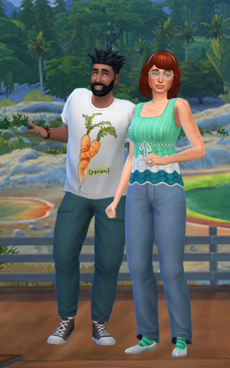sushimarilyn's tweet photo. The new Pancakes on my starting screen look cute. I've been working on my save and they're in it. I just haven't shared anything in a loooong time. #sims4 #thesims4 https://t.co/E4wKAmFQcx