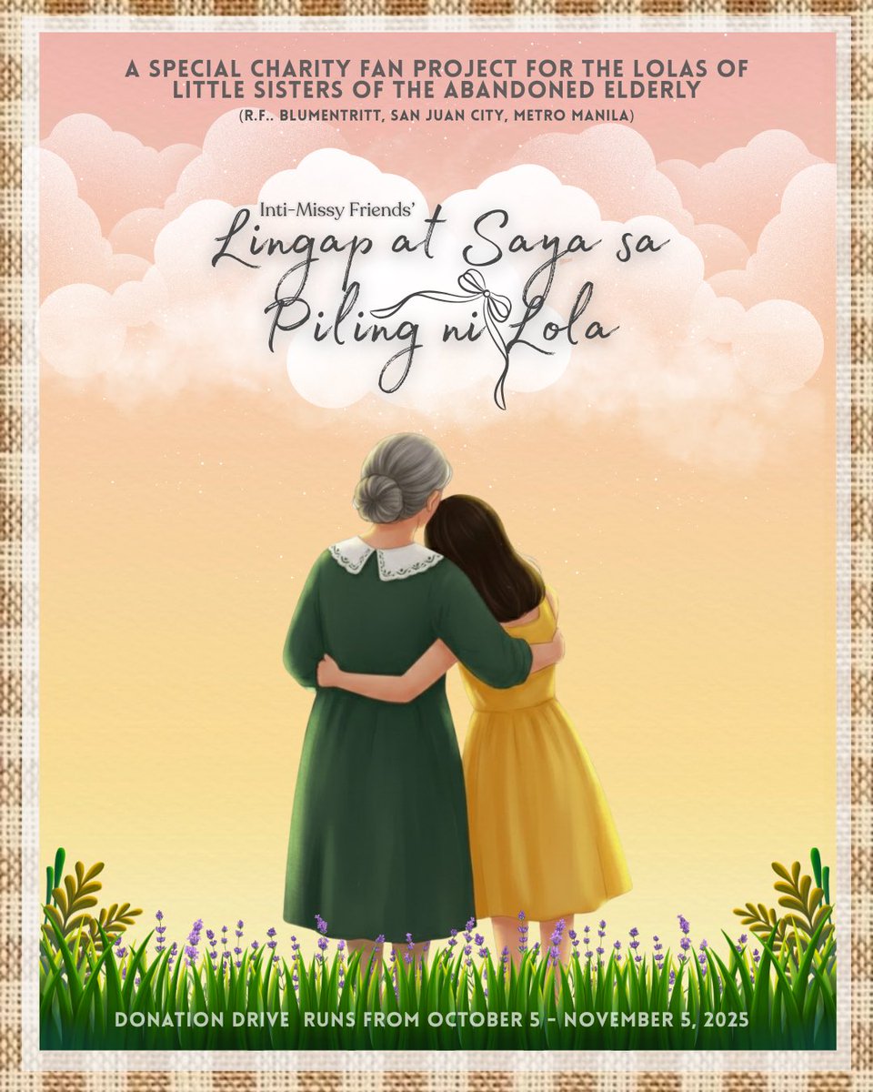 _intimissy's tweet photo. This year, let’s celebrate Missy’s birthday by sharing love and kindness with our dear lolas at the Little Sisters of the Abandoned Elderly. 💖

Every small act of giving can bring warmth, comfort, and joy to those who need it most. 👵✨ https://t.co/KztCydb9R8