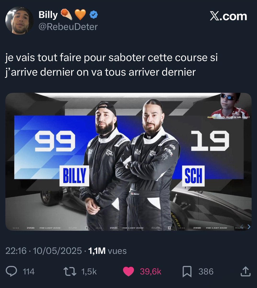 __meloche's tweet photo. Tu sais ce qu’il te reste à faire maintenant BillyBoy 👀🤓
Ta plus rien à perdre @RebeuDeter 🫠#GPExplorer3 https://t.co/LHRieHjScT