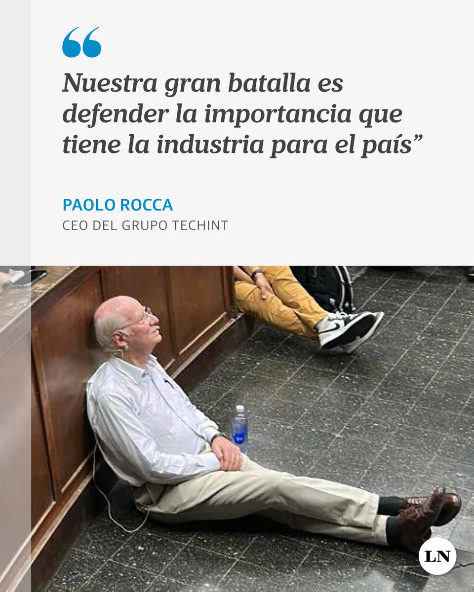 LANACION's tweet photo. Paolo Rocca, CEO del Grupo Techint, regresó a la Universidad de Buenos Aires y estuvo durante poco más de dos horas respondiendo las preguntas de 200 estudiantes en la Facultad de Ingeniería https://t.co/id7i1y1fei https://t.co/AYlMSaYEmw