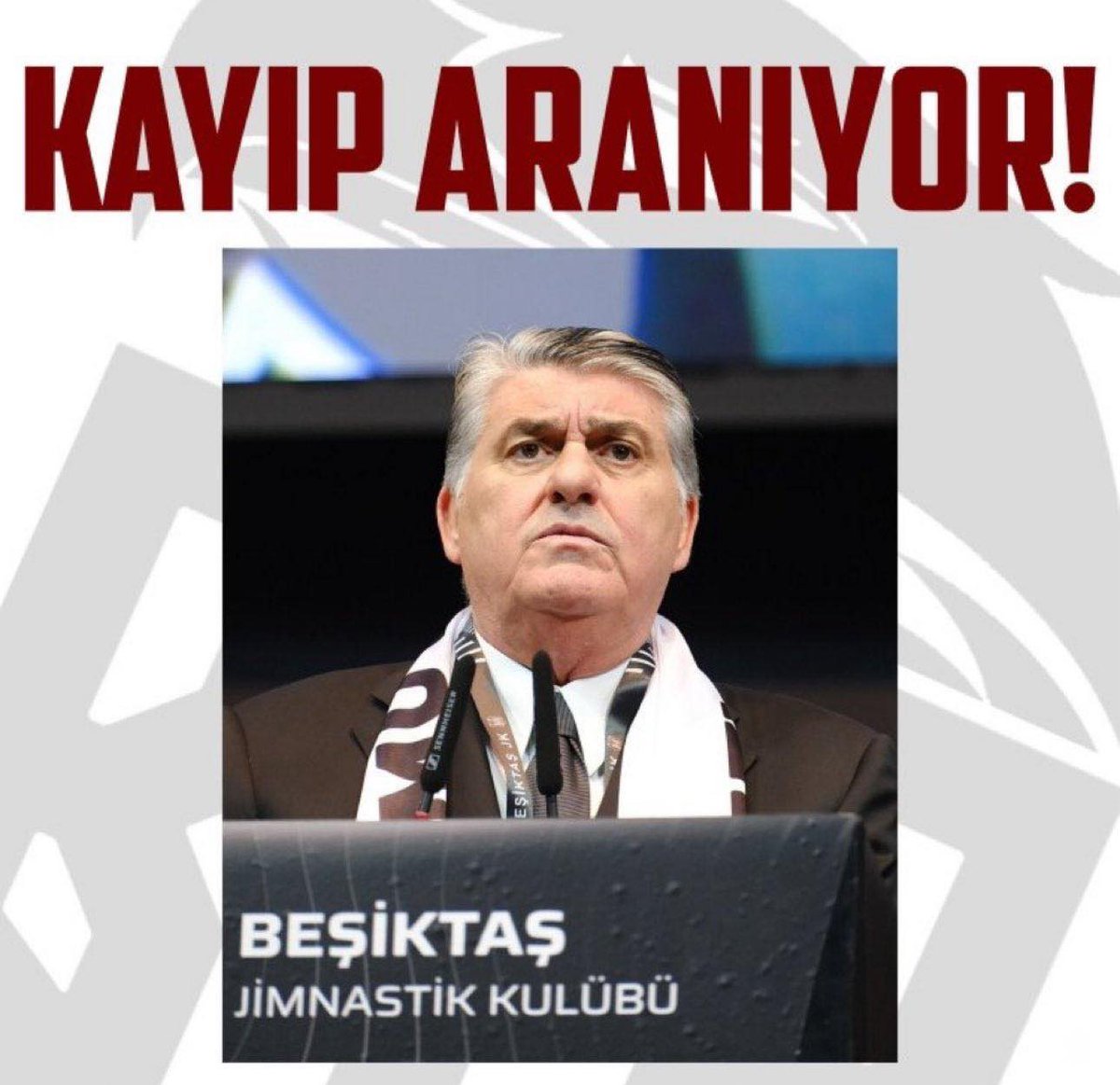 Benim neznimde <a href="/Besiktas/">Beşiktaş JK</a> ın bir başkanı ve yönetimi yoktur.