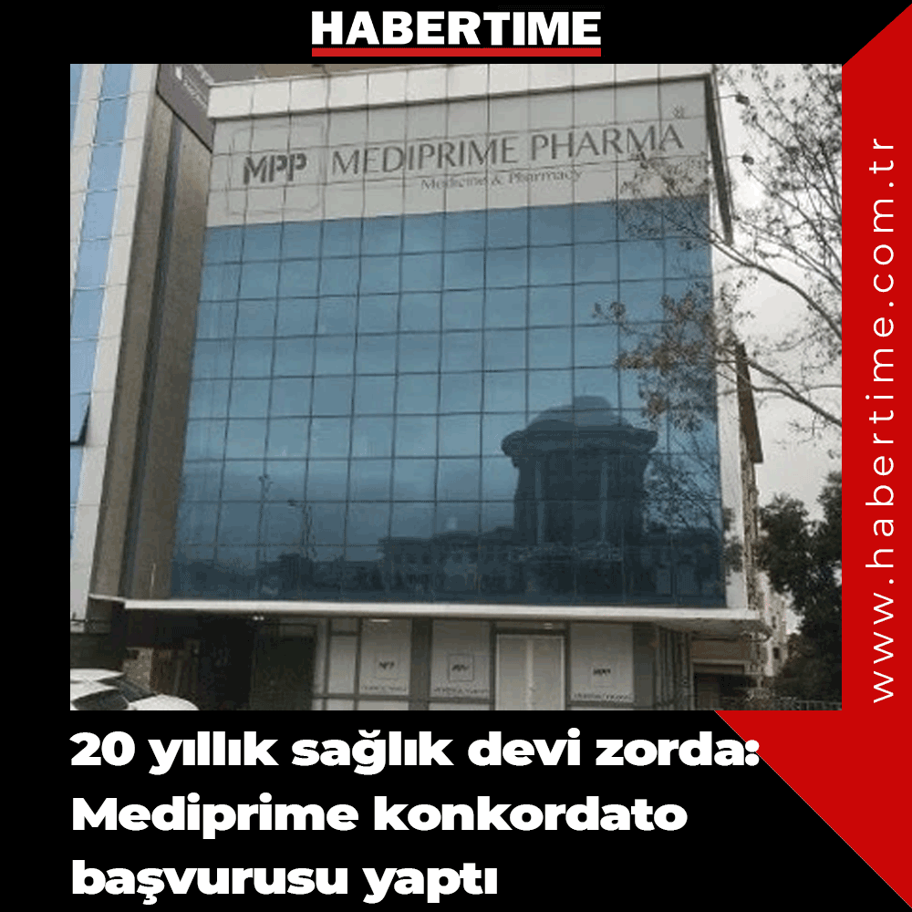 20 yıllık sağlık devi zorda: Mediprime konkordato başvurusu yaptı habertime.com.tr/20-yillik-sagl… 
#sağlık