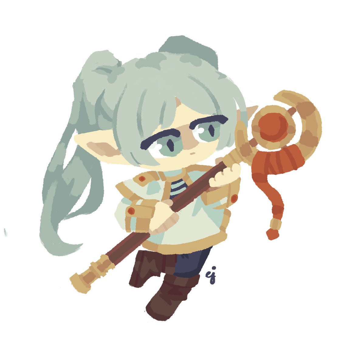 colbrue's tweet photo. smol frieren

#葬送のフリーレン 
#FrierenBeyondJourneysEnd https://t.co/wpWpmfrDPi