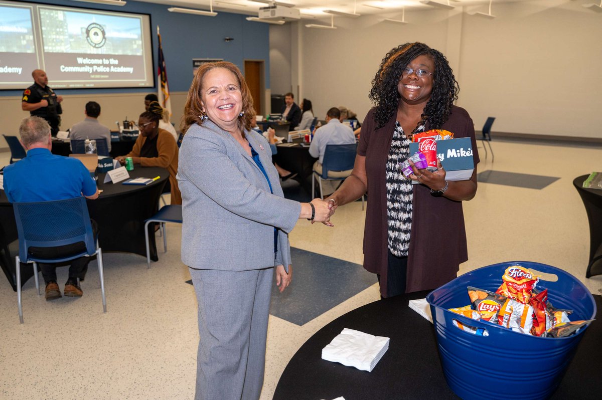 raleighpolice's tweet photo. ๐๐ Excited to start the Fall Session of our Community Police Academy! Participants will learn about our operations and build connections with the community. Letโs make it impactful! #RaleighPolice #FallSession https://t.co/FTJJJsRIc7