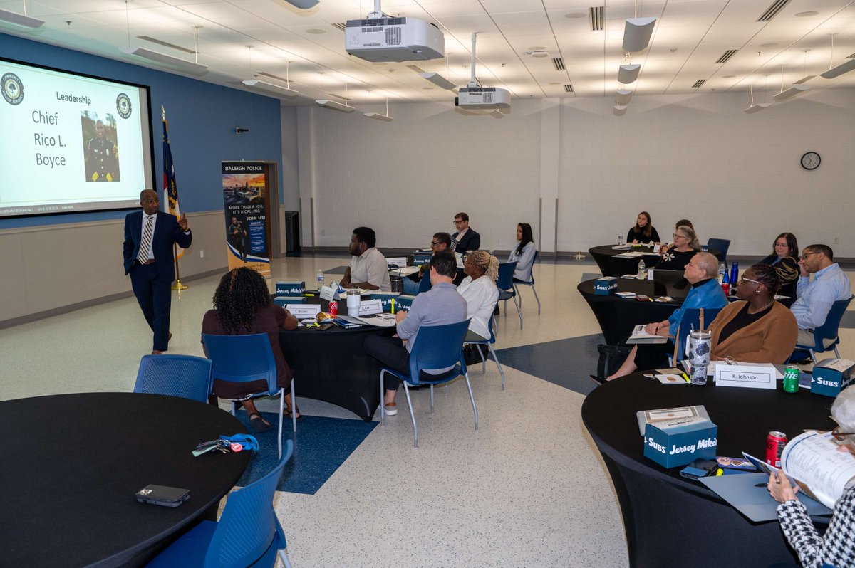 raleighpolice's tweet photo. ๐๐ Excited to start the Fall Session of our Community Police Academy! Participants will learn about our operations and build connections with the community. Letโs make it impactful! #RaleighPolice #FallSession https://t.co/FTJJJsRIc7