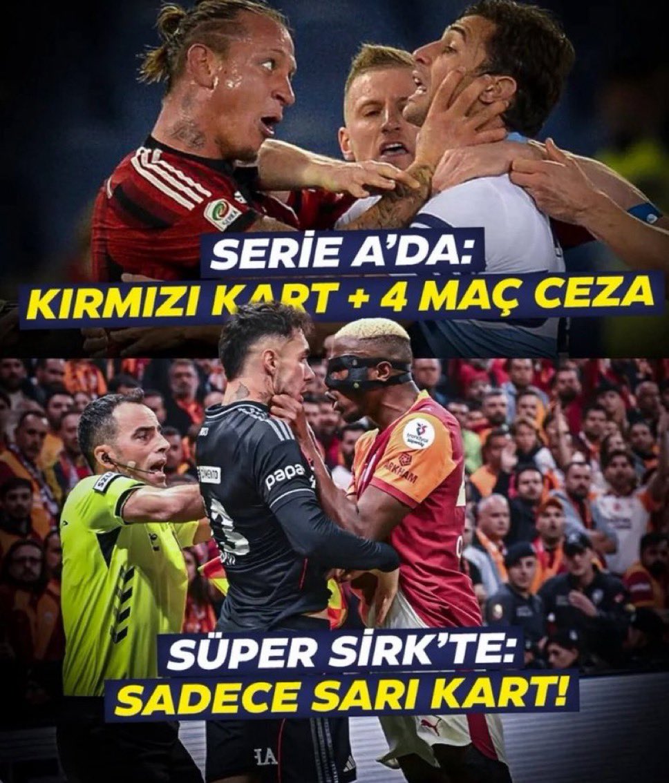 Ülkemizde adaletsizlik her alanda olduğu gibi, Futbol müsabakalarında da artık bariz ve alışkanlık haline gelmiştir.
Ben bir Beliktaş’lıyım. Beliktaş’lı olmamı bir kenara bırakıyorum. Bu resimdeki hareketi kim neyle yorumlar. Bu hareket bir müsabaka esnasında hırsla yapılan bir