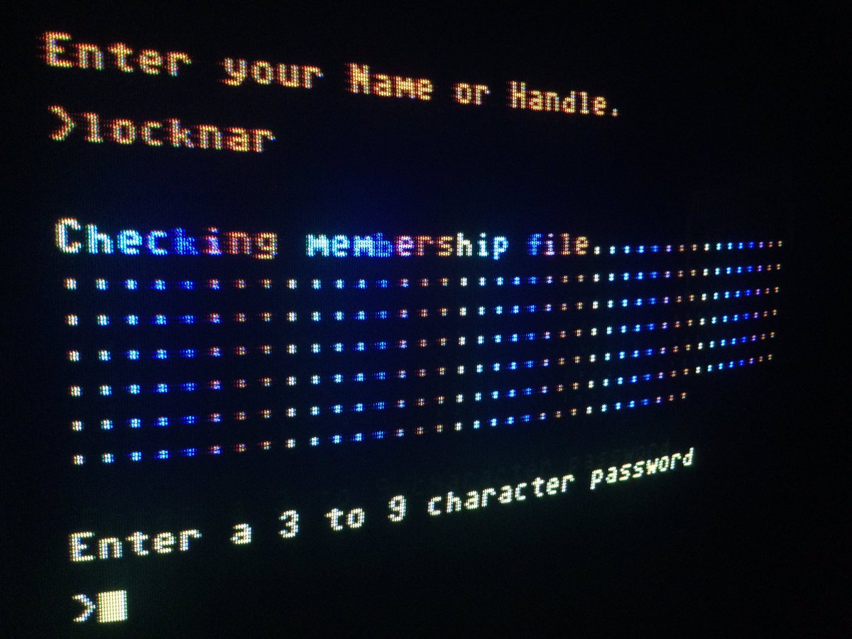 gordoslair's tweet image. C64 BBS action this morning. #C64 #BBS #Commodore64