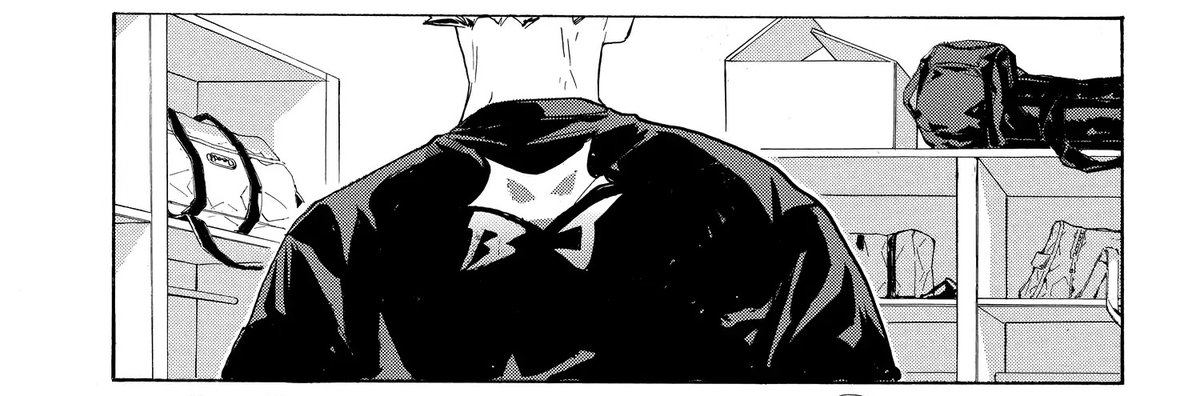 No but the way Bokuto's first appearance in timeskip is a panel of his BACK, making us remember about the way of the ace and how this view always inspired everyone around him, from his teammates and friends to rivals, to keep going and grow and do better