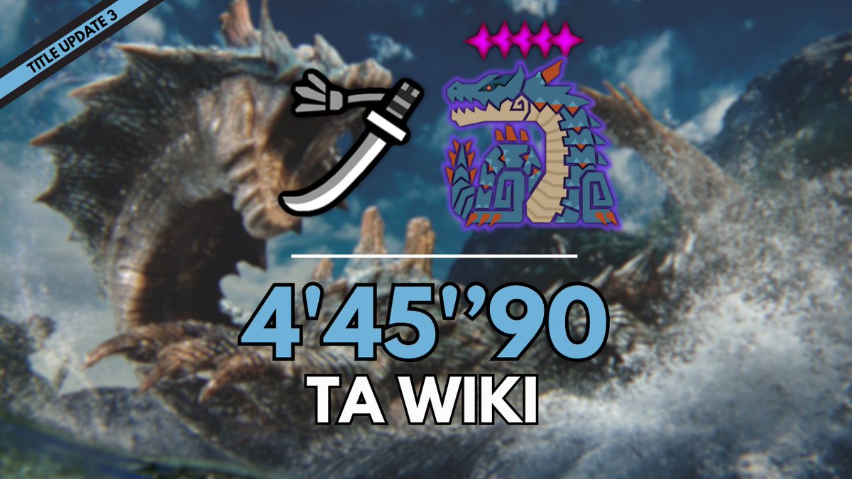 kiza691's tweet photo. lil run 😼

★9 ✦5 Tempered Lagiacrus | Longsword Solo - 4'45"90【Monster Hunter Wilds | TA WIKI RULES】

🔗: https://t.co/Xpgfk1qCz5

#MHWilds #モンハンワイルズ #Lagiacrus https://t.co/rdr7KESPCg