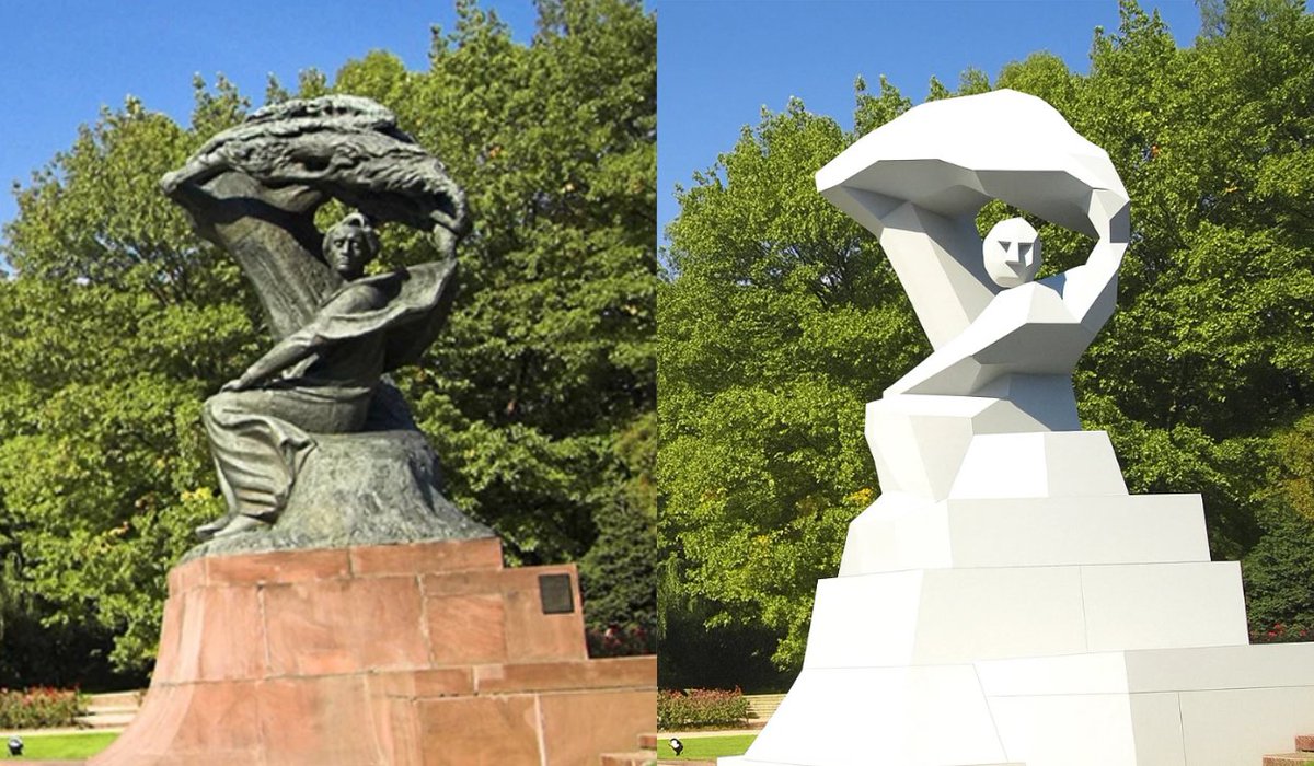 Gdyby za remont pomnika Fryderyka Chopina odpowiadało Muzeum Sztuki Nowoczesnej w Warszawie. Oby nie...
#konkurschopinowski #chopin #warszawa