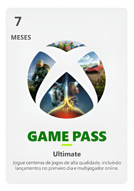 Xbox Game Pass Ultimate Assinatura 7 Meses (físico)  R$307 
 Cupom M3LI4PROV3IT4   mercadolivre.com/sec/2CM4Wdf