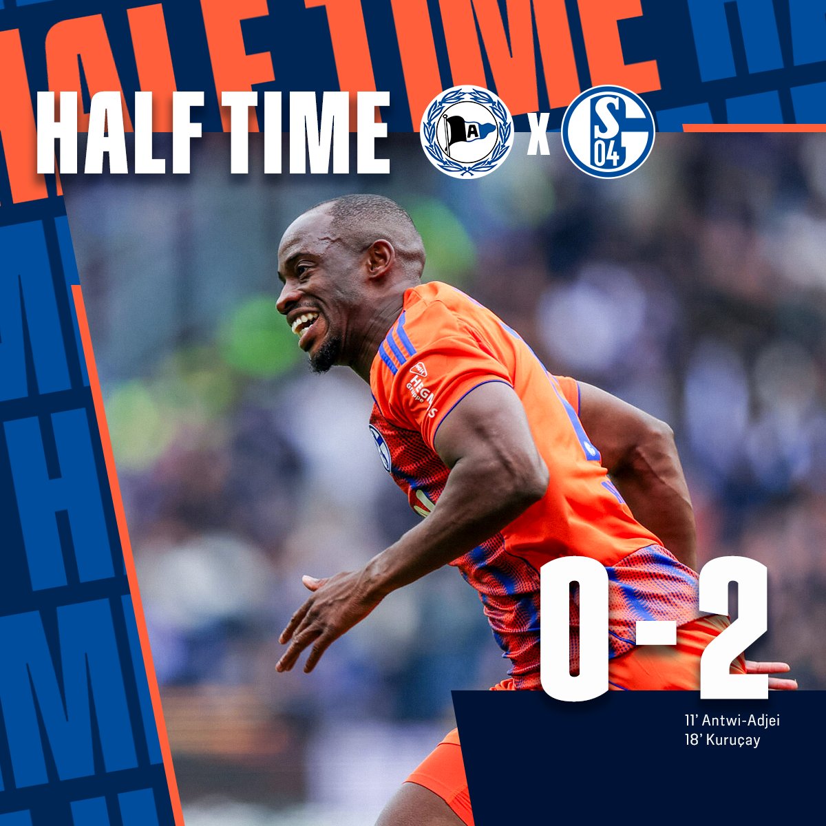 We lead by two goals at the break! 💪

⏱️ HT | #DSCS04 0-2 | #S04