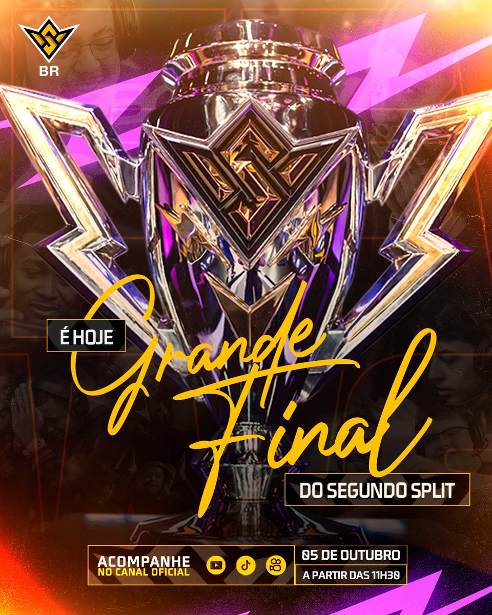 FFesportsBR's tweet image. O GRANDE DIA CHEGOU! 🎯

Hoje conheceremos o campeão do segundo split do FFWS Brasil.

📺Countdown a partir de 11:30 em nossos canais oficiais. #FFWSBR