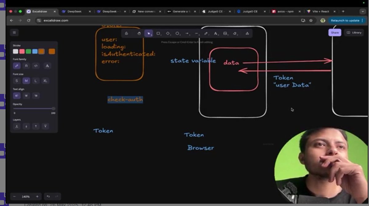 SkChaudhary45's tweet image. @rohit_negi9  (Nexus) — Building secure, production-ready auth with Redux Toolkit + Cookies!
⚡Smart state, async thunks &amp;amp; persistent sessions
🛡️ Cookies &amp;gt; Local Storage — safer &amp;amp; auto-managed

#Redux #ReactJS #WebSecurity #Authentication #Nexus #CoderArmy