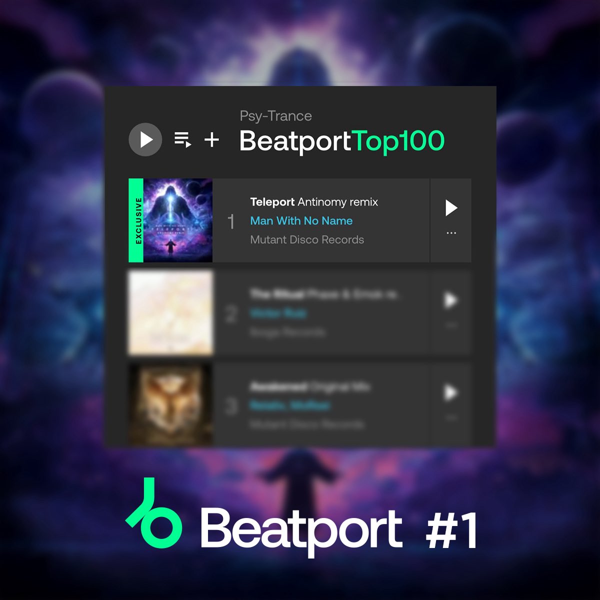 'Teleport' hits Beatport׳s Psytrance N.1 🌀