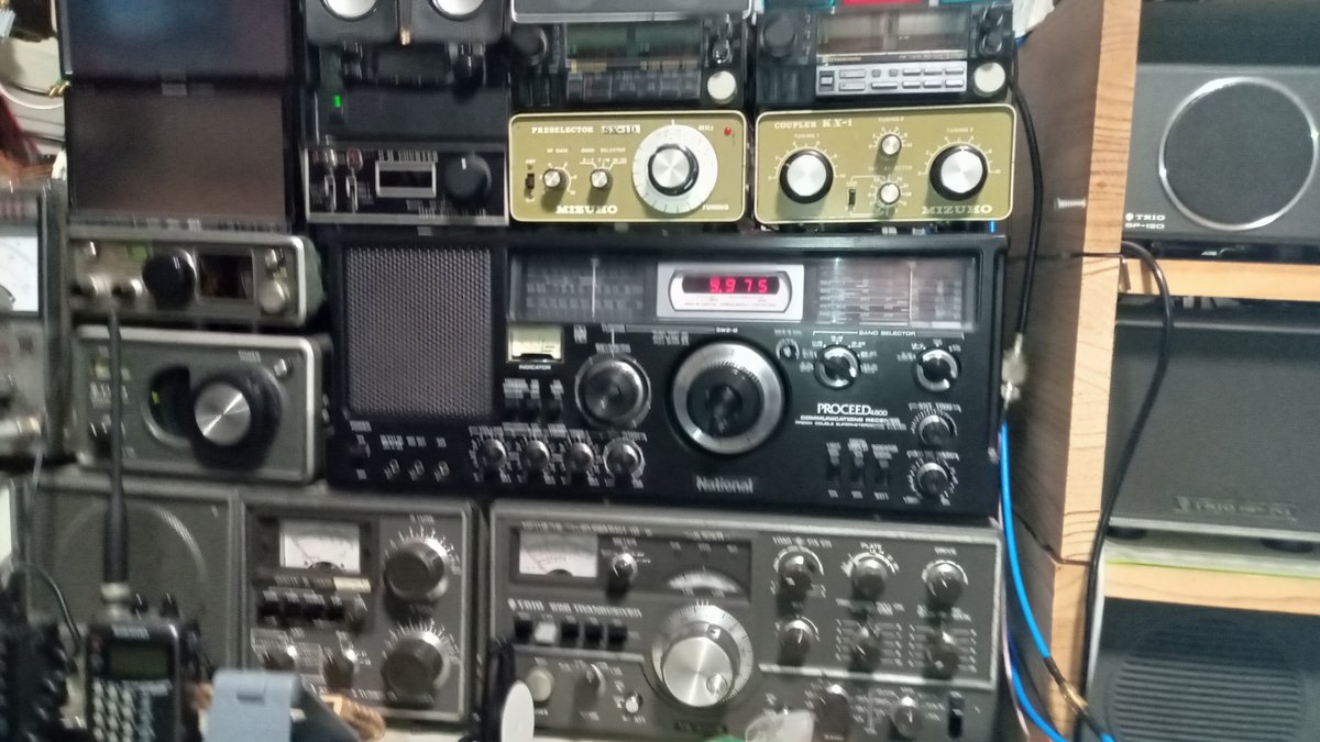 akabe_EL's tweet photo. #KTWR を今週も聴いてます。
↑
「各局、各局、各局…こちらはグアム!」
今日も #PROCEED4800 + 11mH L/W ANTで、良い音で受信してます。
の~んびり…聴いてます。 (重大発表...?!) https://t.co/IrkdrD1wyQ