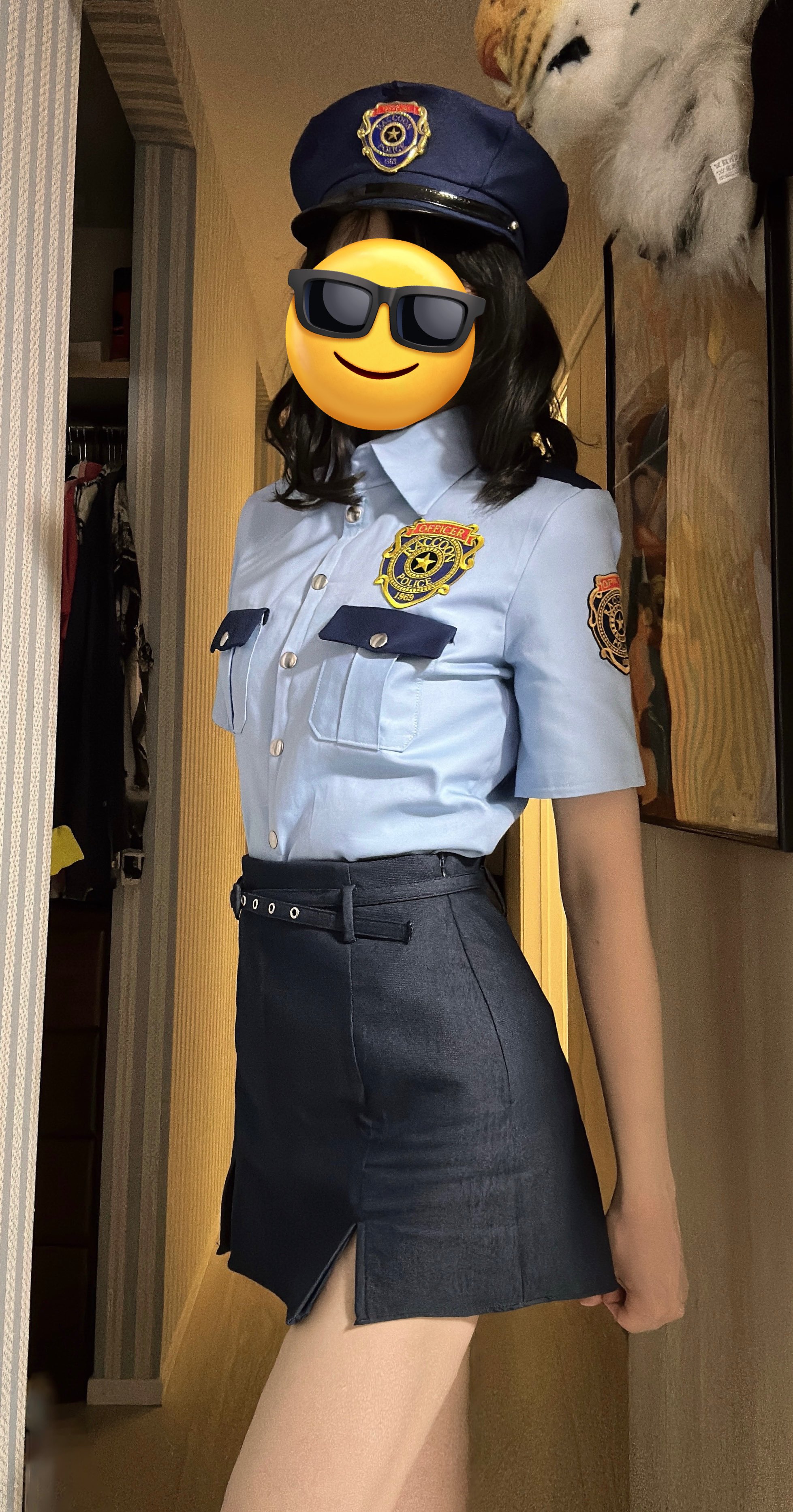 ユニバ　USJ ハロウィン バイオハザード シャツ XLサイズ 警官 制服 USJ 限定 バイオハザード 警官 制服 L - メルカリ
