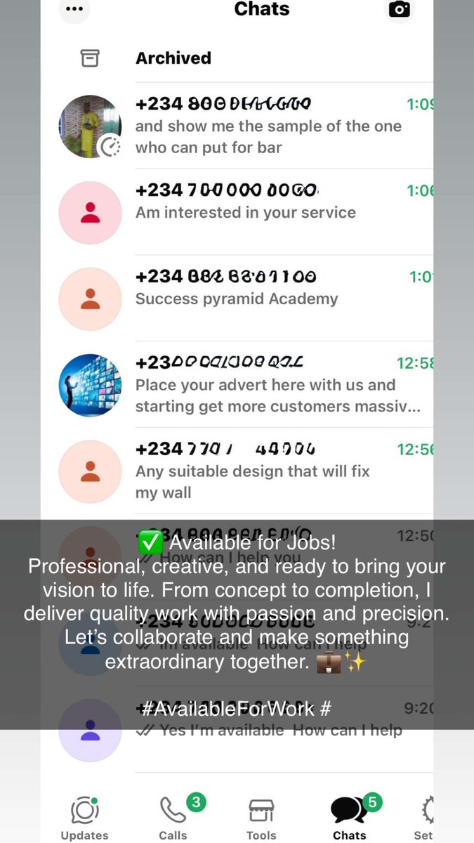 Zewidpsyc's tweet image. ✅ Available for Jobs!
Professional, creative, and ready to bring your vision to life. From concept to completion, I deliver quality work with passion and precision. Let’s collaborate and make something extraordinary together. 💼✨
#FreelanceArtist #OpenForProjects #WorkWithMe