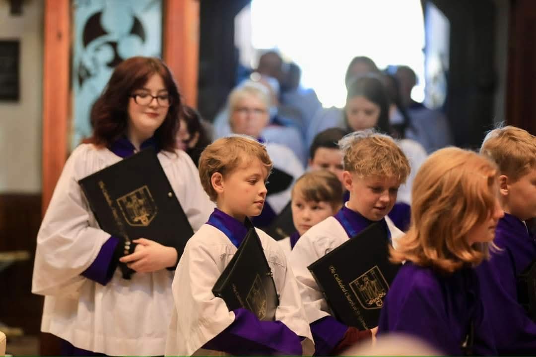 CathedralIOM's tweet image. Today is International Chorister Day, and this afternoon&apos;s 3.30pm Evensong is sung by them. The canticles will be sung to a beautiful setting by Matthew Owens and the anthem by Andrew Moore. Do come and support the next generation of choral singers! #RSCM