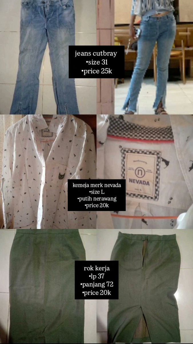 sawturnn___'s tweet photo. tmntmnn aku mau nawarin preloved. ada yg masih baru, ada jg yg dipake cm bbrp kali ajaa. lumayan buat nambahin beli perintilan buat wisudaku gais🥺
kl mau lebih detail boleh dm yaaaa🥰 https://t.co/pFBDeUbuqv