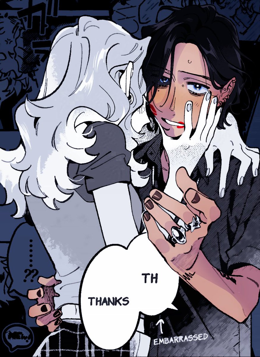 zoyachief's tweet photo. accidentally turned her into a demon while coloring?? 😭 https://t.co/VSbPE3UovI