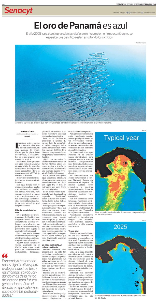 En un país con cerca del 80% de su superficie compuesta por agua, entender y estudiar su biodiversidad marina es crítico.  Nuestra riqueza está enfrente de nosotros.