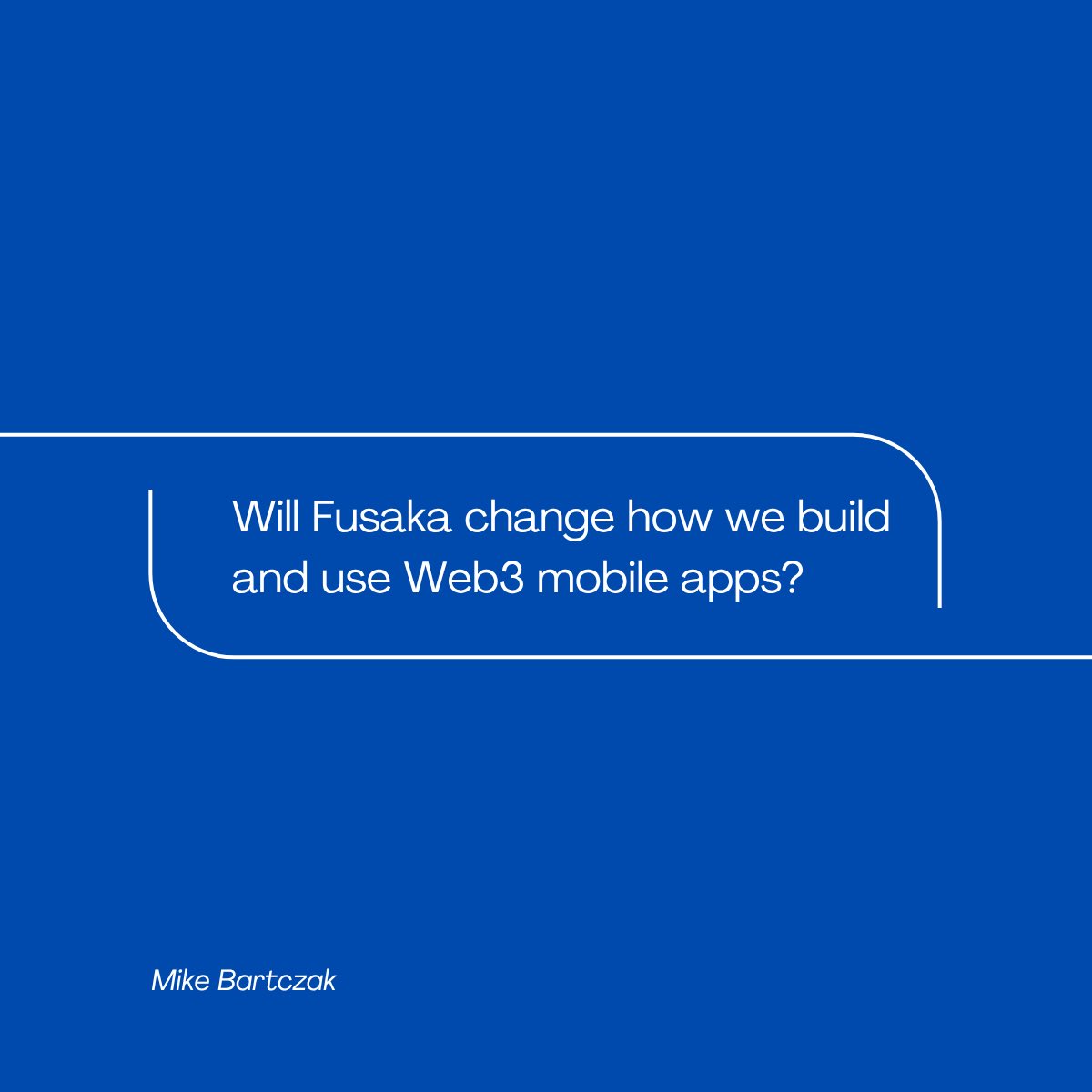 Weekend going well? Mine's been spent thinking about how mobile Web3 might actually become... good? Ethereum's Fusaka fork is bringing P-256 support, and if you're building (or thinking about building) mobile apps with Web3, this is huge. 

We're talking Face ID instead of seed