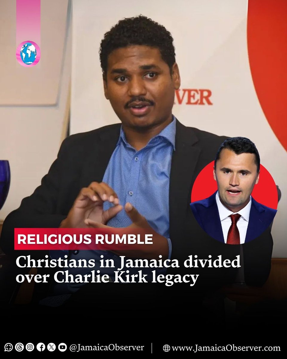 JamaicaObserver's tweet image. The staging of a vigil in Jamaica for slain American right-wing political activist Charlie Kirk by the local Love March Movement (LMM), who described him as a martyr, has been met with disappointment by a number Christians here.

“I think ours was the 18th country in the world to…