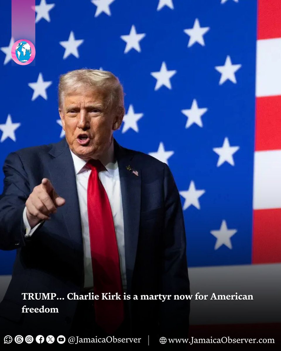 JamaicaObserver's tweet image. The staging of a vigil in Jamaica for slain American right-wing political activist Charlie Kirk by the local Love March Movement (LMM), who described him as a martyr, has been met with disappointment by a number Christians here.

“I think ours was the 18th country in the world to…