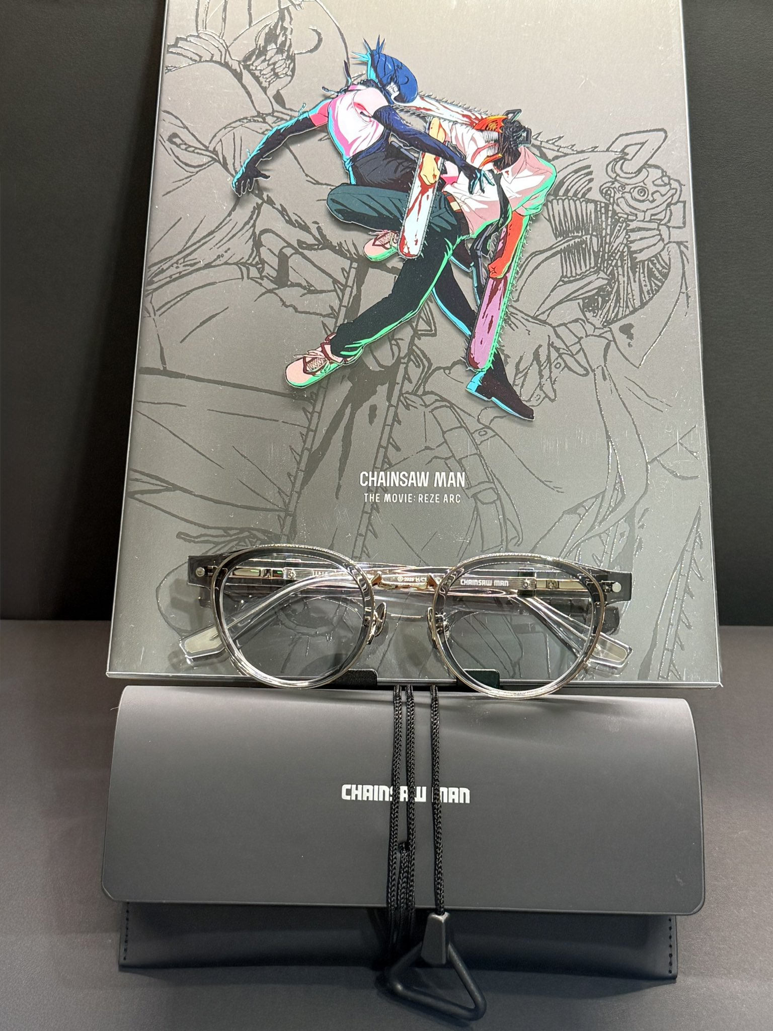 JINS チェンソーマン 眼鏡 ケース付き みーぽんのJINS×チェンソーマン 早川アキモデルのコーディネート詳細