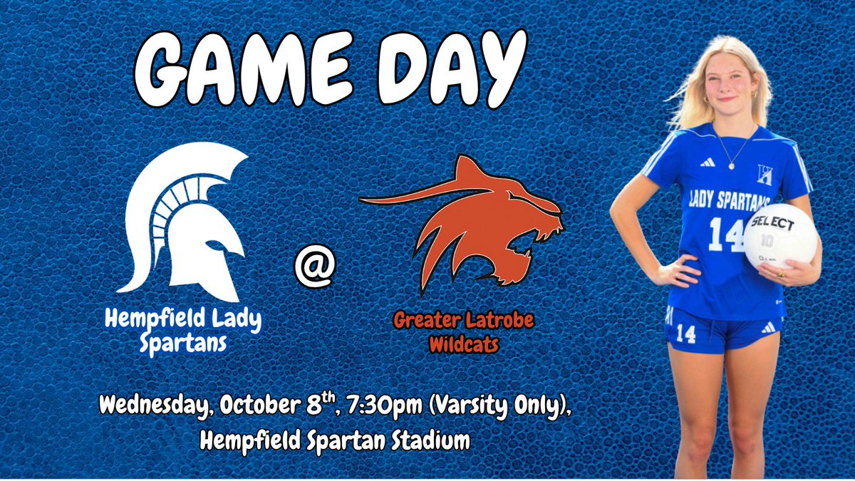 The Lady Spartans travel to Latrobe tonight for a sectional match.

Good luck ladies!  Let's go Hempfield!